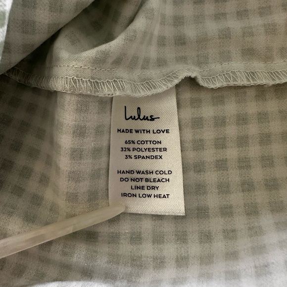 Green Checkered Dress - Picture 5 of 6